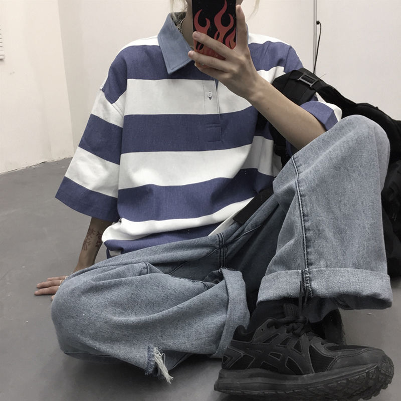 Áo Thun Tay Lỡ Form Rộng Phong Cách Hàn Quốc Dành Cho Nam Size M-XXXL