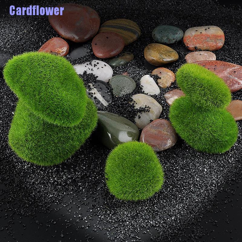 (Hàng Mới Về) Quả Bóng Đá Rêu Nhân Tạo Dùng Để Trang Trí