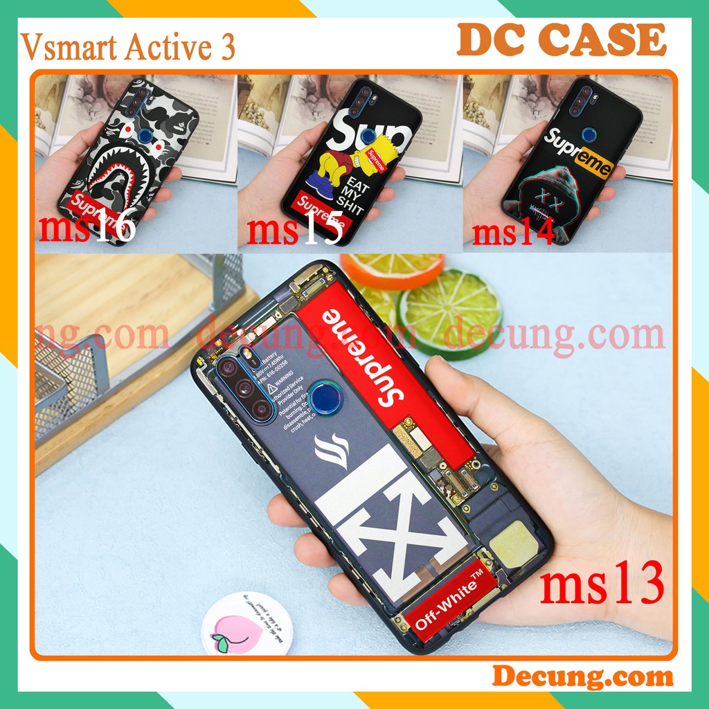 Ốp Lưng Vsmart Active 3 mẫu SUPREME [FREE SHIP 50K-CÓ ẢNH THẬT]