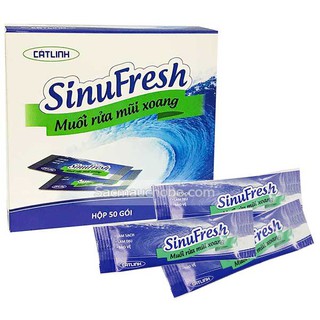 Muối rửa mũi xoang Sinufresh hộp 50 gói