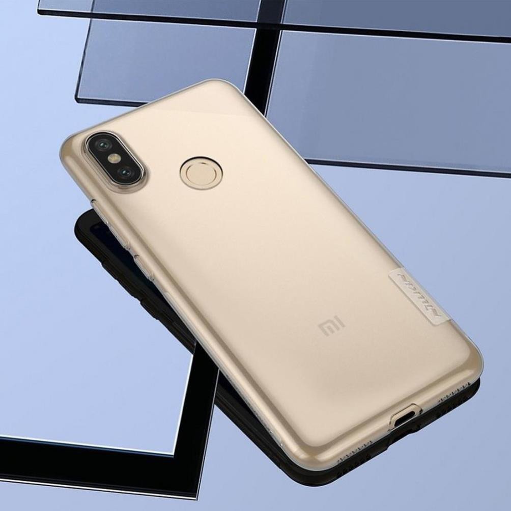 [BH 1 ĐỔI 1] Ốp lưng dẻo hiệu Nillkin cho Xiaomi Mi 6X Nature mỏng 0.6mm (Trong suốt) - Hàng chính hãng