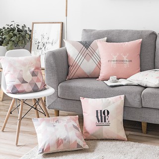 Vỏ gối sofa họa tiết cô gái đơn giản phong cách Bắc Âu