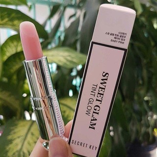 Son dưỡng có màu Secret Key Sweet Glam Tint Glow 3.5g (Hồng baby 399)
