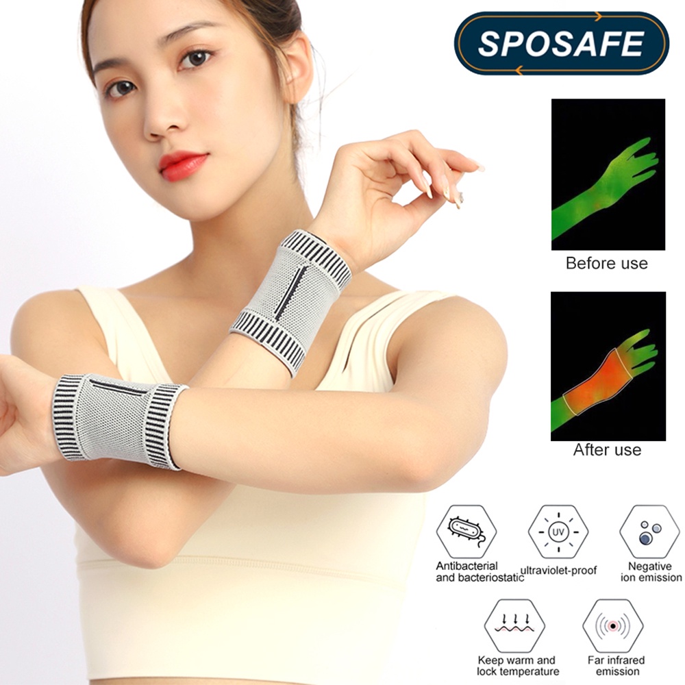 Băng Quấn Cổ Tay Và Cổ Tay Hỗ Trợ Nâng Tạ / Gân / Vảy Cá Chép Giảm Đau Cổ Tay Unisex Dùng Khi Tập Thể Hình