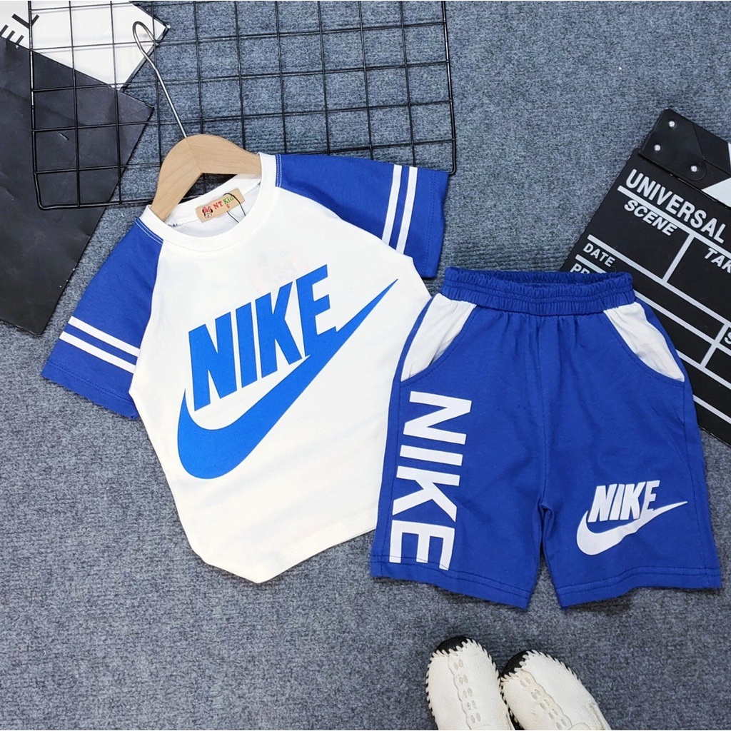 Bộ đùi bé trai thể thao cộc tay thun cotton