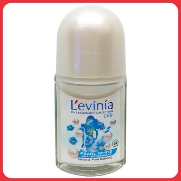 Lăn khử mùi L'evinia Chic trắng da ngọc trai lọ 50g