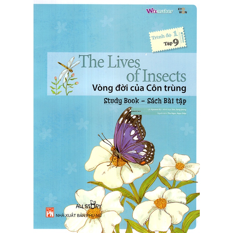 Sách - All Story Trình Độ 1 - Tập 9 - Sách Bài Tập - The Lives Of Insects - Vòng Đời Của Côn Trùng