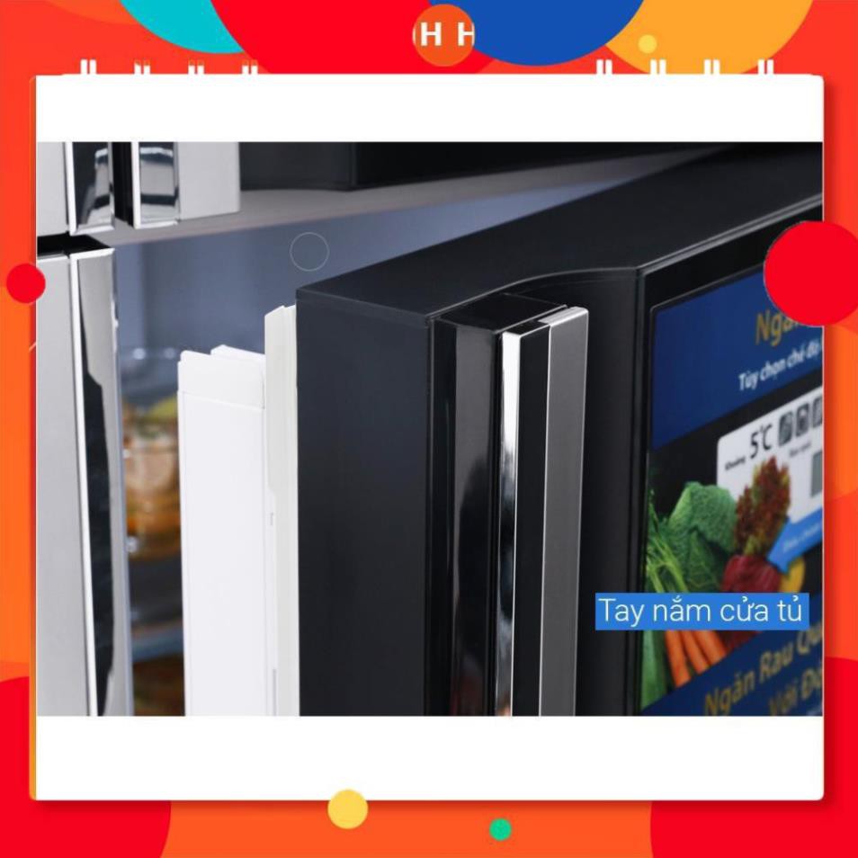 [ FREE SHIP KHU VỰC HÀ NỘI ] Tủ lạnh Hitachi 4 cánh màu đen đá tự động R-FW690PGV7X(GBK) 24h