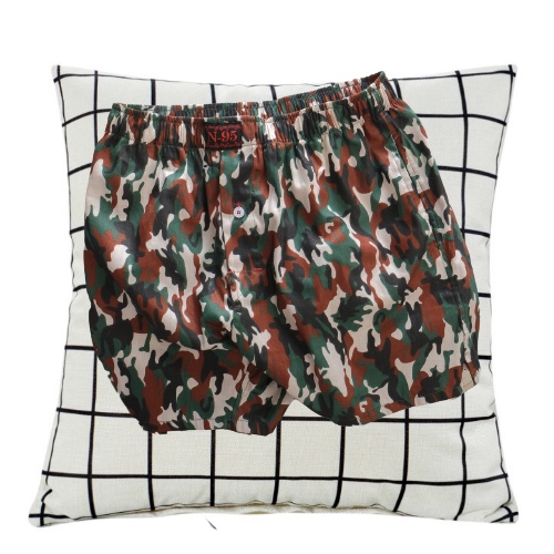 Quần đùi ngủ nam kate mặc nhà có túi tiện lợi màu trơn basic 40-90kg