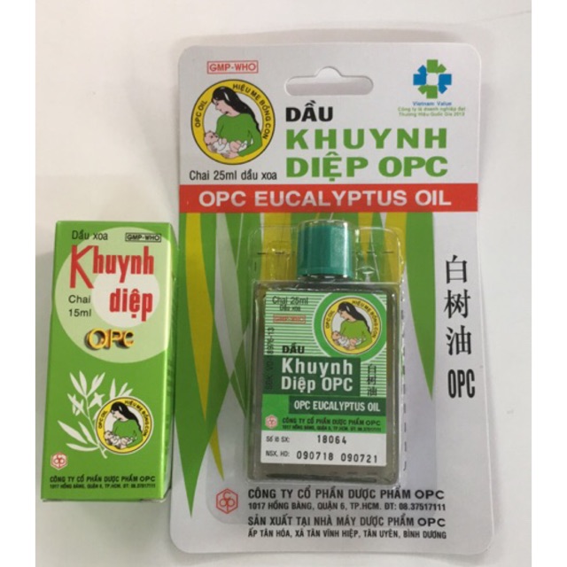 Dầu KHUYNH DIỆP OPC