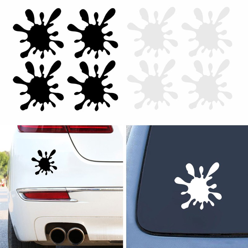 [qxx] Funny Car Stickers Vernice Macchia Divertente Paint Stain Motorcycles Auto Decor