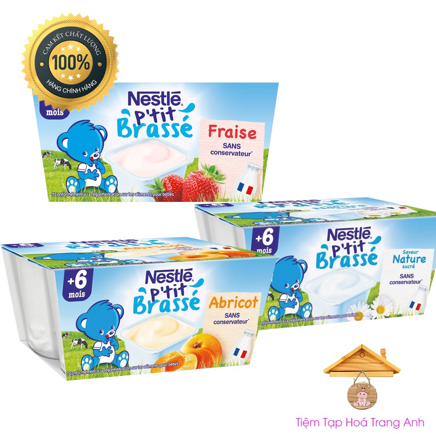 Sữa chua Nestle Brasse Pháp cho bé