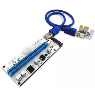Cáp nối VGA - Riser PCI-E Express 1x to 16x - Dây riser 008s hàng new 100% | BigBuy360 - bigbuy360.vn