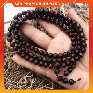 Chuỗi tràng 108 hạt gỗ Mun Sao, tràng hạt tụng kinh Phật Giáo