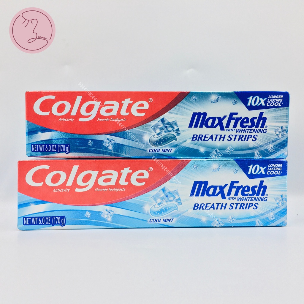 Kem Đánh Răng COLGATE Maxfresh With Whitening Clean Mint/ Cool Mint/ Total Gum Protection/ Optic White [Seeme Beauty]