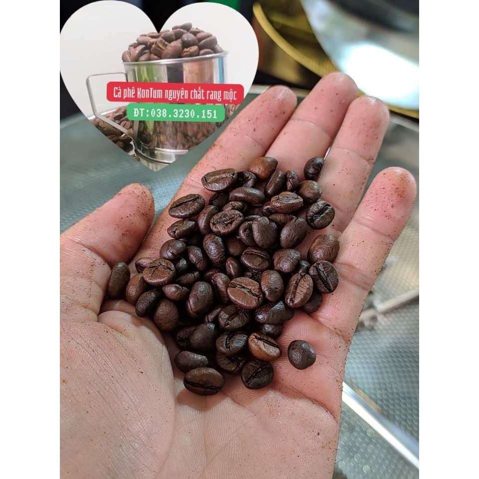 Cà phê Robusta nguyên chất rang mộc, Thơm ngon, Đậm đà (Pha phin) 1kg