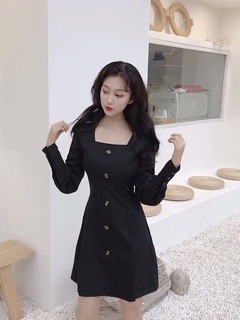 [ORDER] VÁY KHUY CỔ VUÔNG(ảnh thật up cuối)