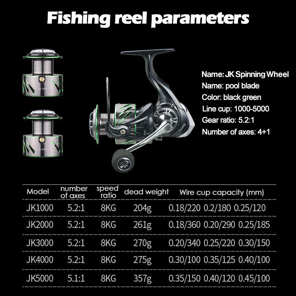 JONYE Máy Câu Cá Kim Loại JK1000 Chất Lượng Cao Tiện Lợi Dễ Sử Dụng