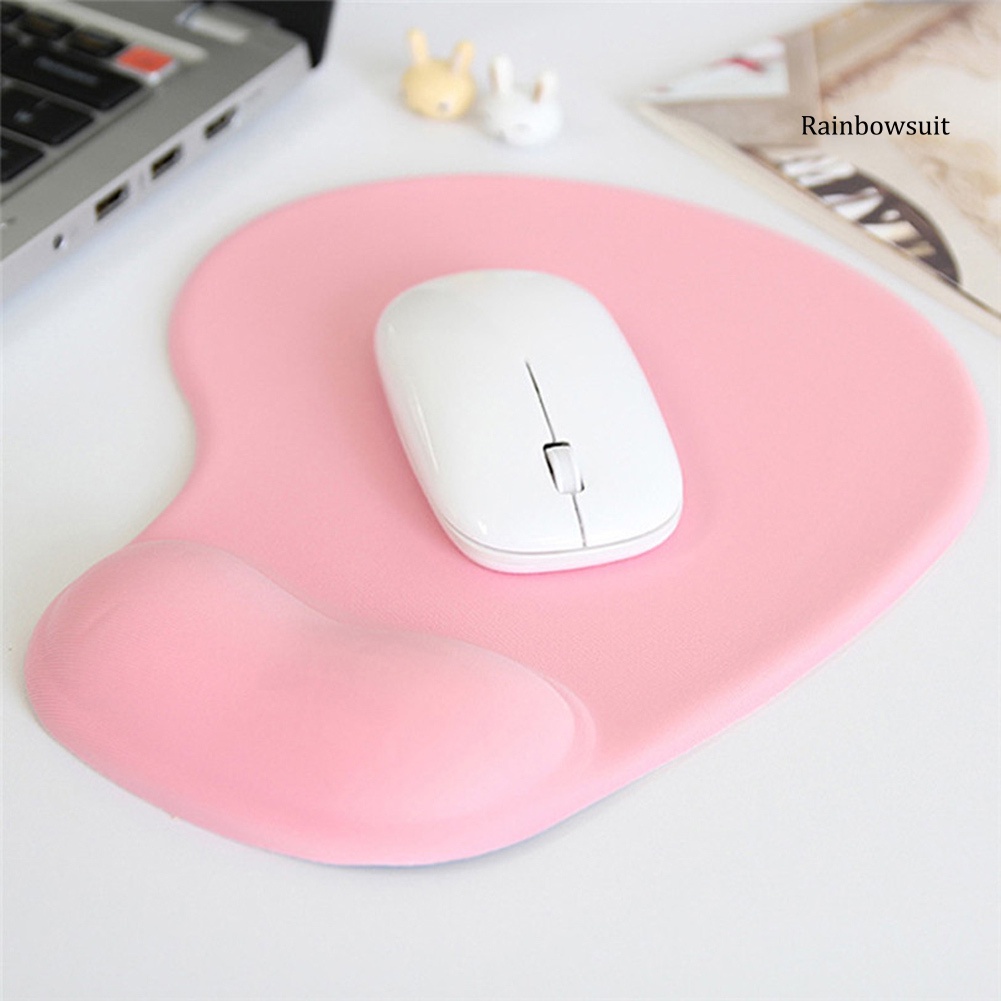 Miếng lót chuột bằng silicon mềm chống trượt có đệm cổ tay cho pc / laptop