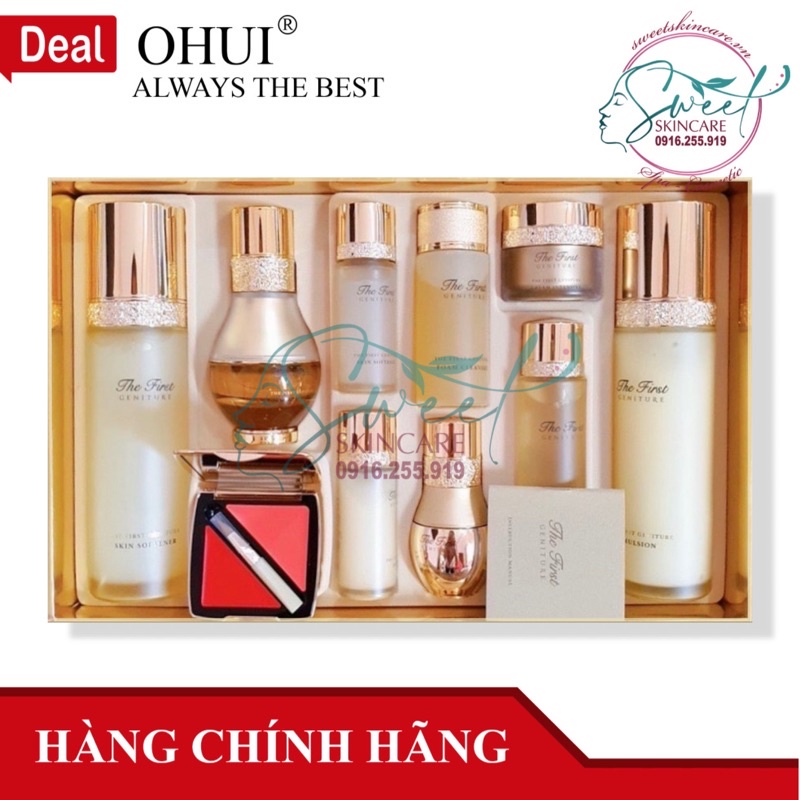 Bộ Dưỡng Tái Sinh Da O HUI The First Geniture Special Set - Ohui tinh chất vàng O HUI