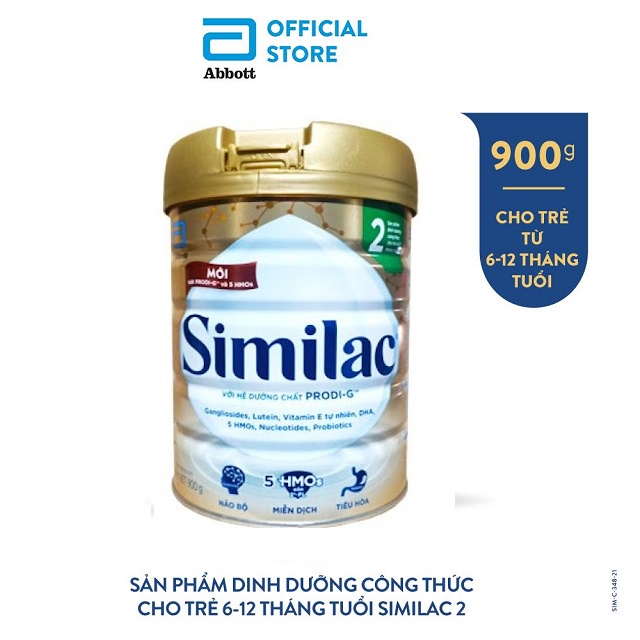 [Mẫu mới] Sữa Similac IQ Plus HMO 2 900g [Date 2023]