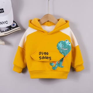 Áo Hoodie In Hình Khủng Long Đáng Yêu Cho Bé 0-5 Tuổi