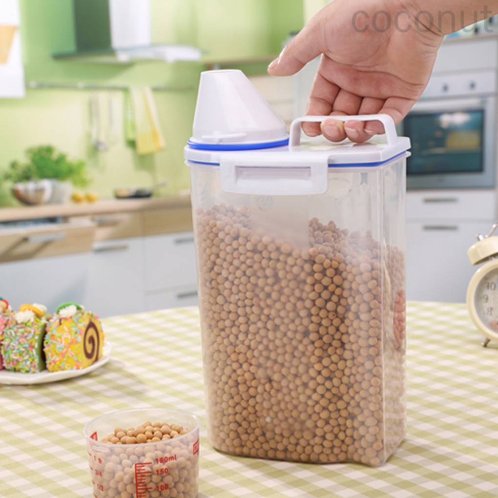 Hộp nhựa đựng gạo/ngũ cốc cho nhà bếp