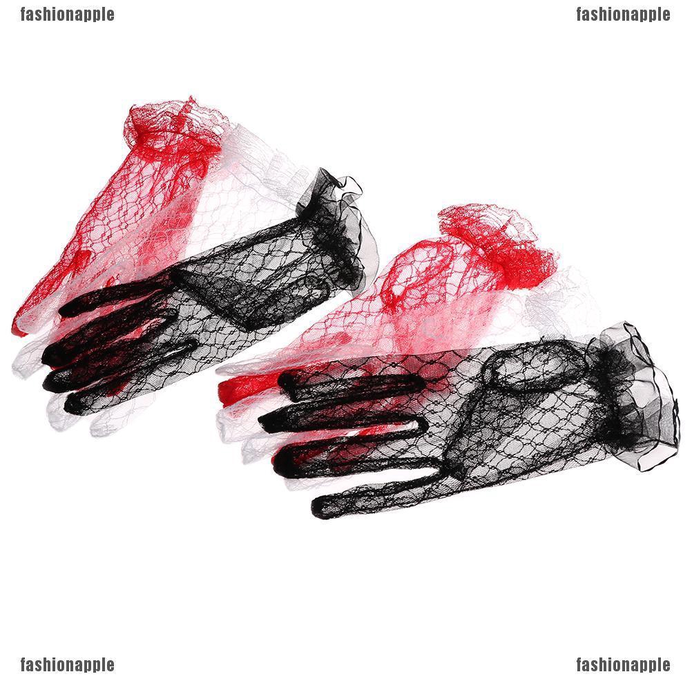 ❀❀ 1 Đôi Găng Tay Ren Ngắn Gợi Cảm Cho Cô Dâu