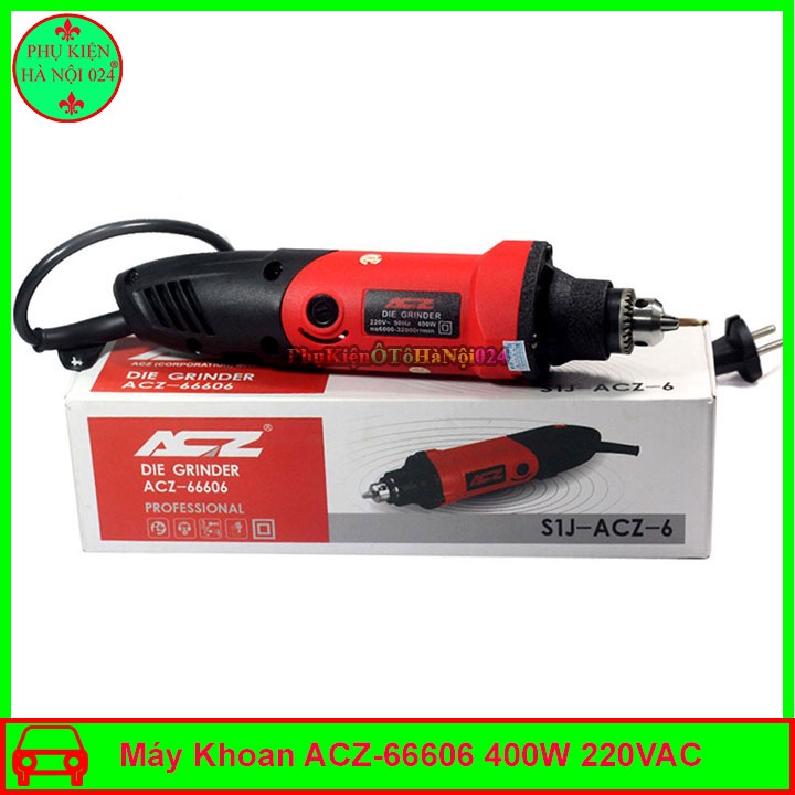 Máy khoan ACZ-66606 400W 220VAC đầu kẹp 3 chấu 6mm