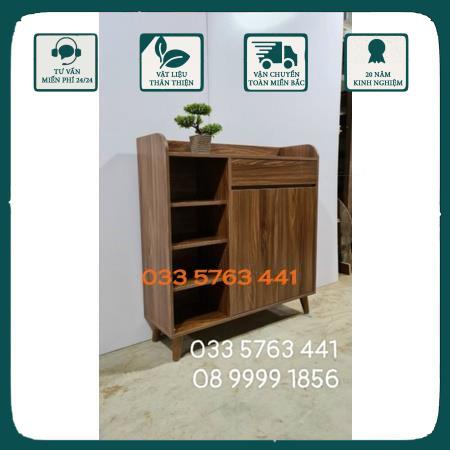 Tủ giày phong cách vintaghe gỗ MDF phủ melamine nhiều màu sắc tủ đựng giầy
