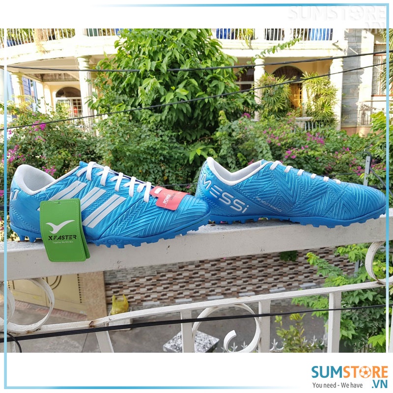 Giày Đá Banh Messi Nemeziz TB Pro Cực Chất - Bạc (Đã Khâu Mũi)