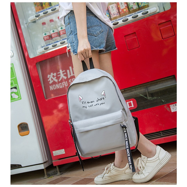 Balo nam nữ đi học phong cách Hàn Quốc xinh xắn Jelishop