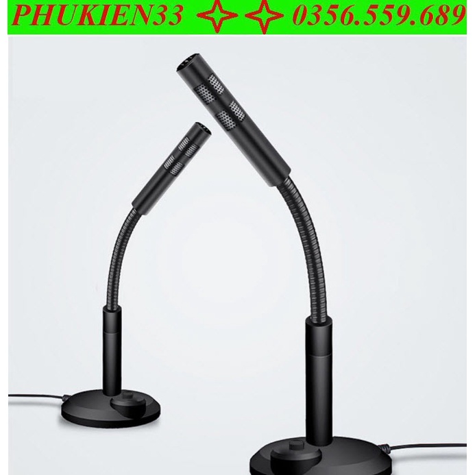 Microphone T22 nhỏ gọn cho máy tính, laptop kết nối cổng 3.5mm phù hợp nhiều loại PC, Macbook Microphone T22