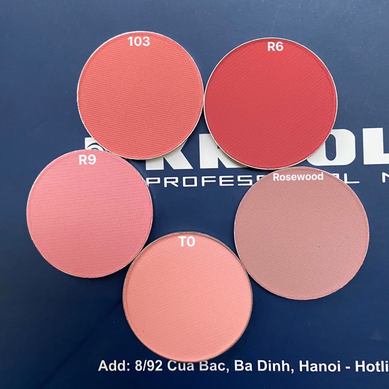 Má hồng Kryolan vỉ lẻ