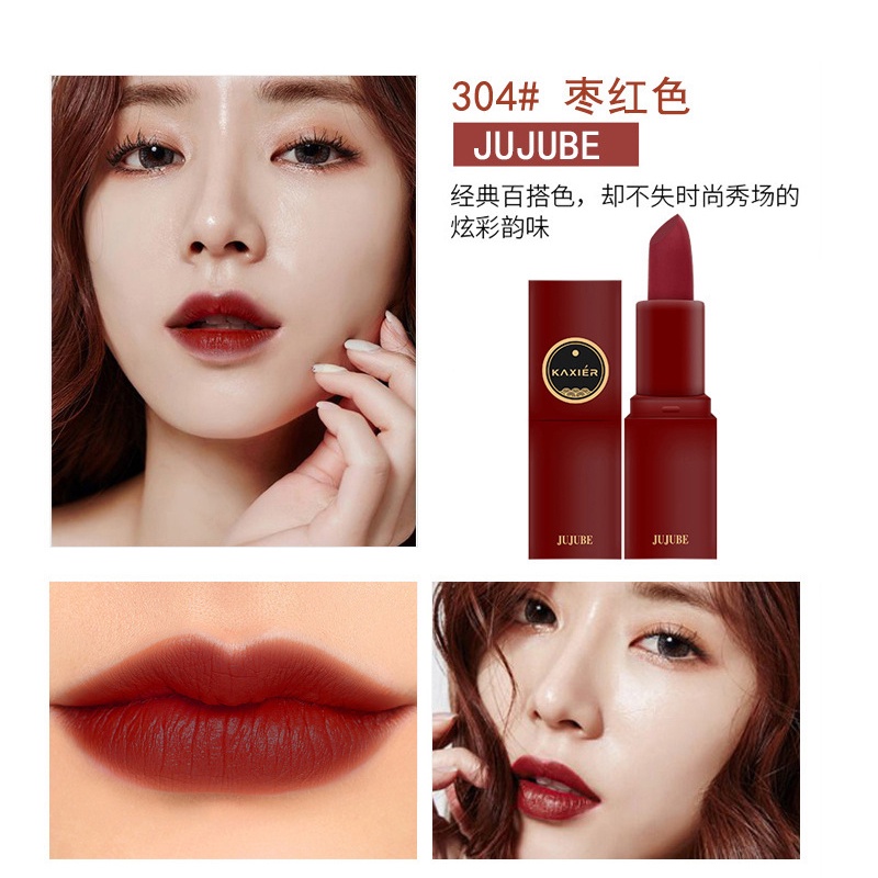 [Hàng mới về] Set 5 Son Lì KAXIER Lâu Trôi Không Dính Cốc