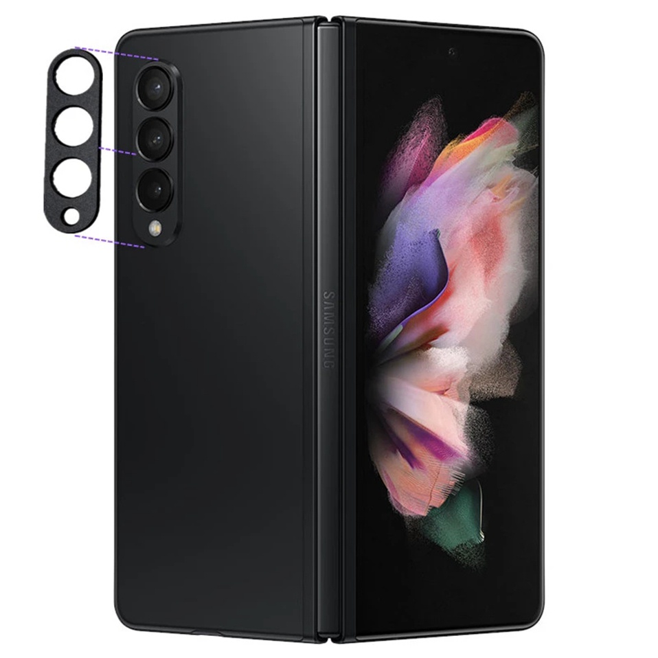 Khung Kim Loại Nhôm Bảo Vệ Ống Kính Máy Ảnh 4 Sau Cho Samsung Galaxy Z fold 4 5G Z Fold3 fold Ốp