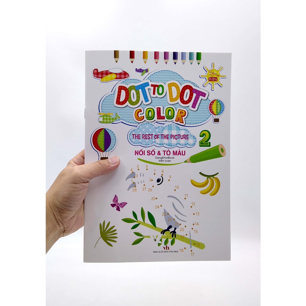 Sách Dot To Dot Color - The Rest Of The Picture - Nối Số Và Tô Màu 2