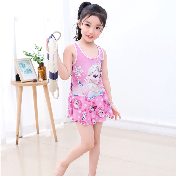 Đồ bơi trẻ em cho bé gái vải co giãn 4 chiều thoáng mát cao cấp mã S006