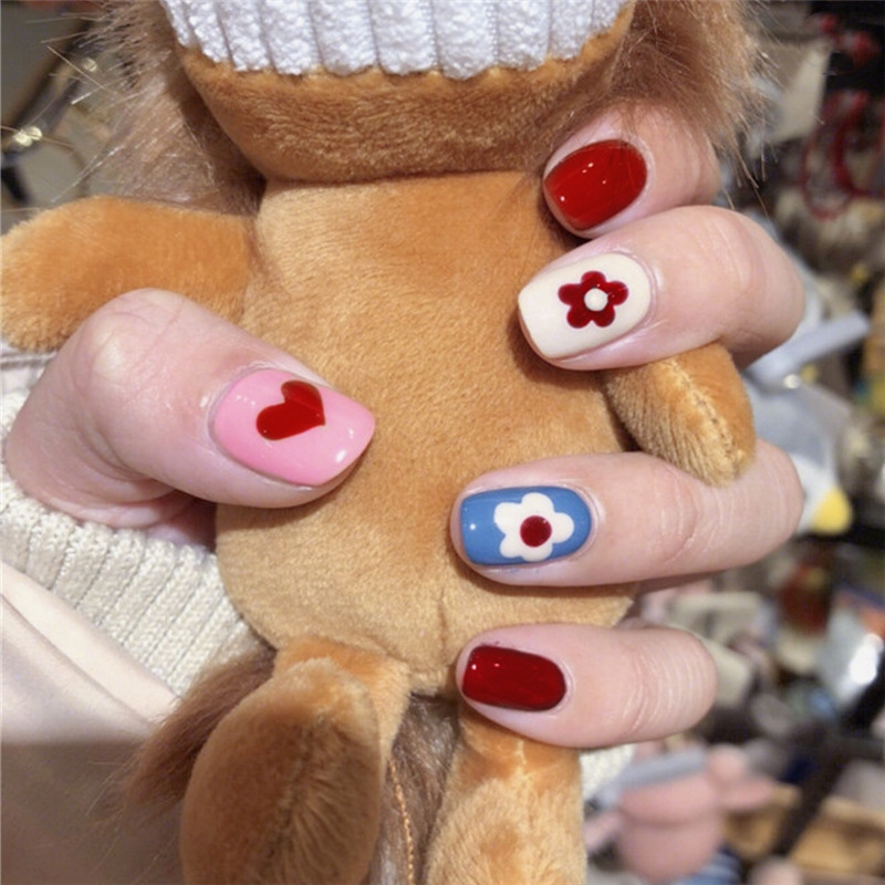 Nhãn dán trang trí móng tay họa tiết 3D chống nước độc đáo