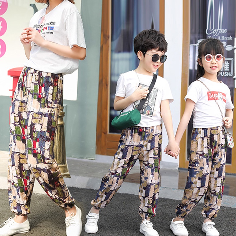 Quần Dài Ống Rộng Phong Cách Boho Size S-3XL Cho Nữ