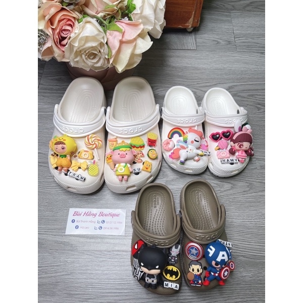 Khách mua đơn rồi ib shop tư vấn Dép crocss xuất xịn