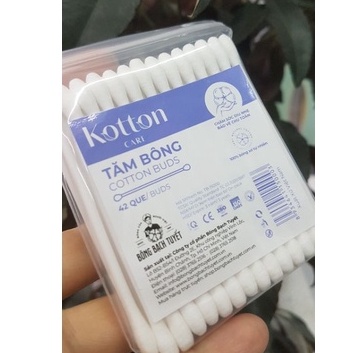 Tăm bông Kotton người lớn (bịch 42 que) - Đông Anh Pharmart