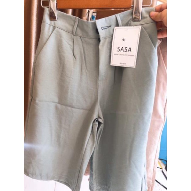 Quần đũi nhật lửng ống rộng thoải mái | BigBuy360 - bigbuy360.vn