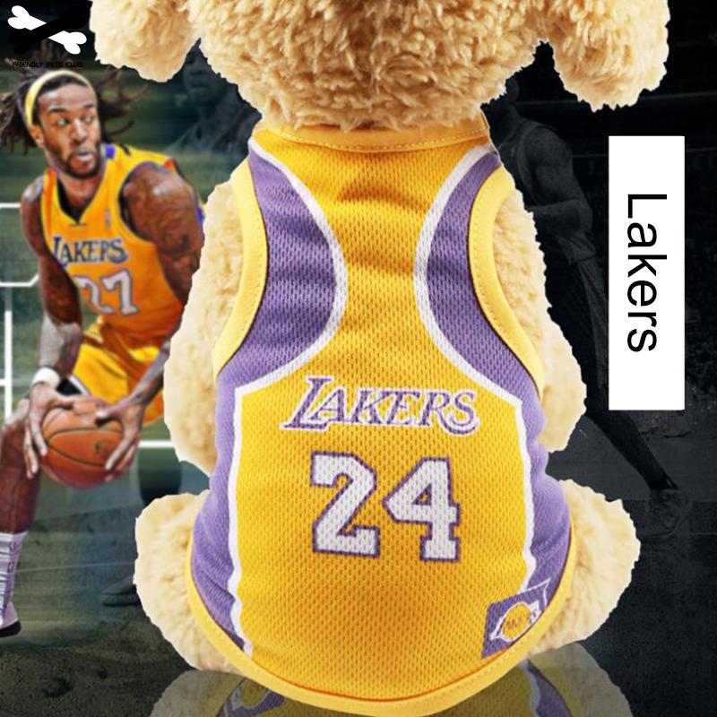 Ready Stock Basketball Team Shirt Dog Vest Ventilate Dog Clothes Basketball Football National Team Shirt Vest For Dog Summer Spring Pet Supplies