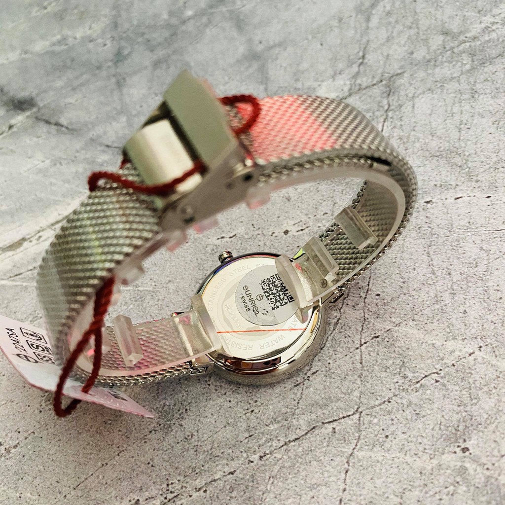Đồng hồ Sunrise Cặp đôi nam nữ chính hãng 1247SA.D.D - kính saphire chống trầy - chố