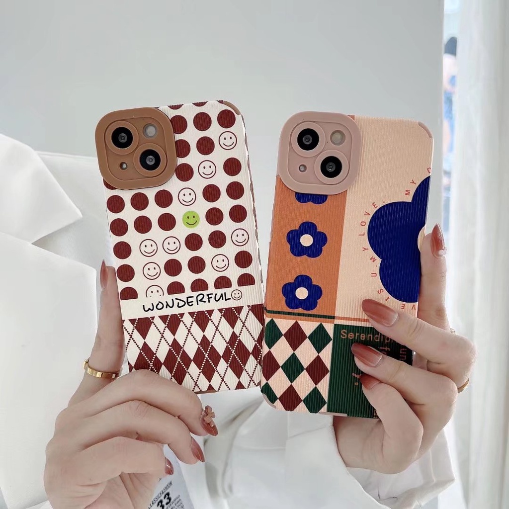 Ốp Điện Thoại Hình Mặt Cười Cho OPPO A16K A16 A15 A31 A53 A54 A55 4G A74 A95 4G A9 A5 2020 F7 F9 Pro A1K