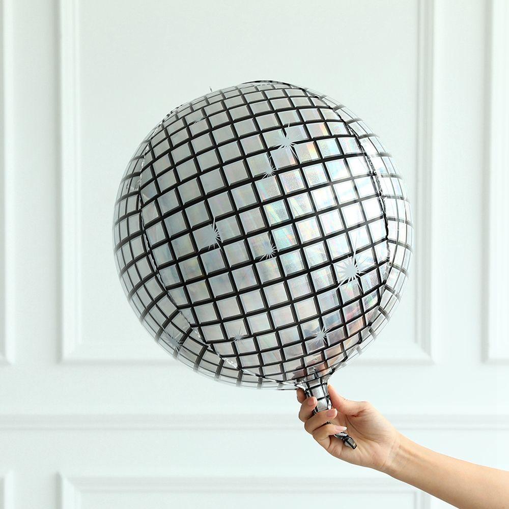 Bong Bóng Lá Nhôm Hình Tròn 22 Inch Màu Đen / Đen Nhiều Màu Trang Trí Tiệc|Phụ Kiện Trang Trí Tiệc Xinh Xắn Chất Lượng
