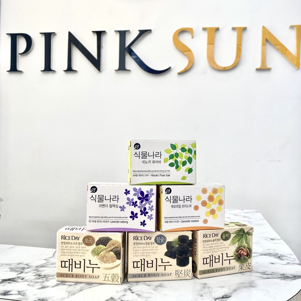 Xà Bông Lion Dưỡng Da Hữu Cơ Hàn Quốc Tẩy Da Chết Giúp Da Trắng Sáng 100g