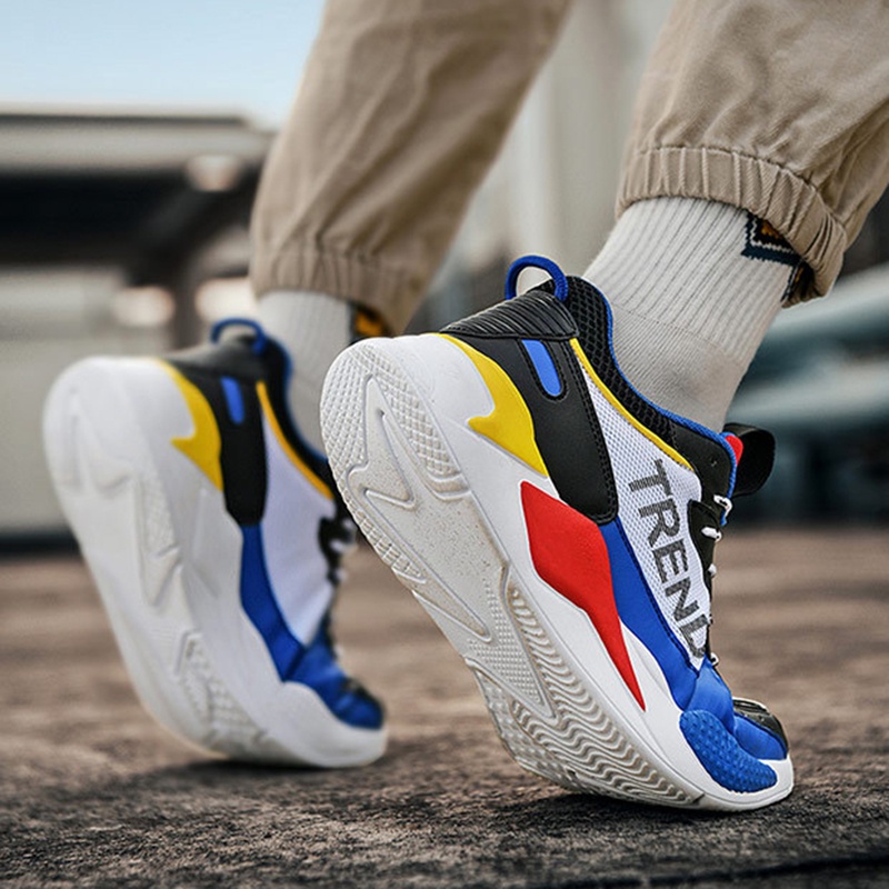 Giày sneaker chạy bộ IELGY trọng lượng nhẹ thoáng khí thời trang cho nam
