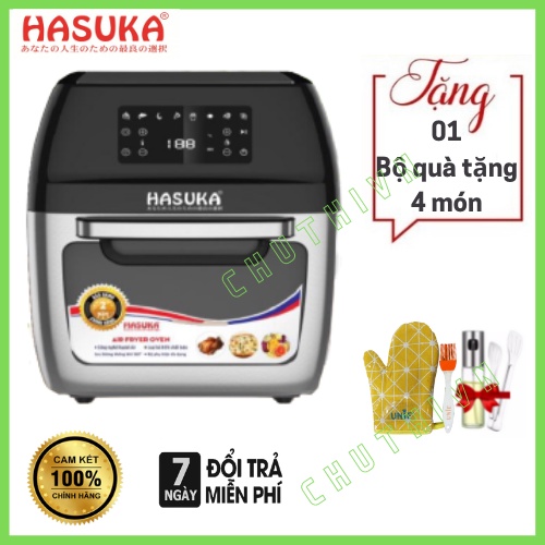 (Mã CHUT002 giảm 8%) Nồi chiên không dầu Hasuka HSK 359 dung tích lớn 12L - Hàng chính hãng